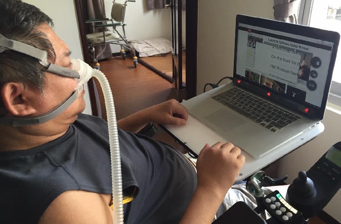 曾經用腳踏遍各地，如今用眼關心世界