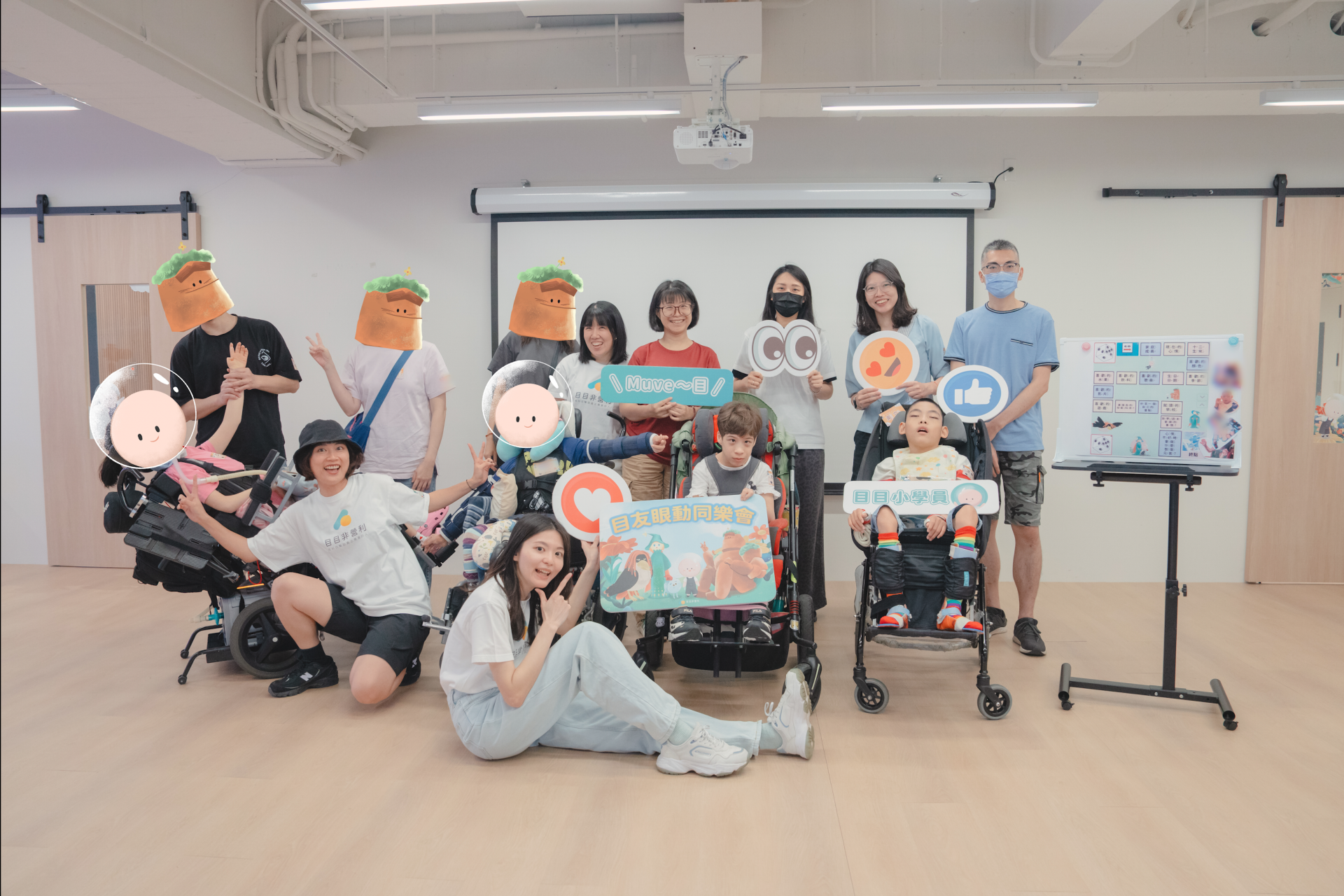 在眼動教室初次認識的小學員與家長們，透過桌遊了解彼此，更埋下未來相見的種籽。